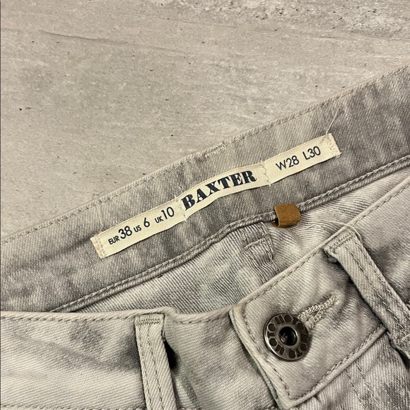 Low Rise Gray Denim Jeans - Picture 2 of 3